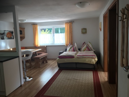 Wohnküche mit Sofabett