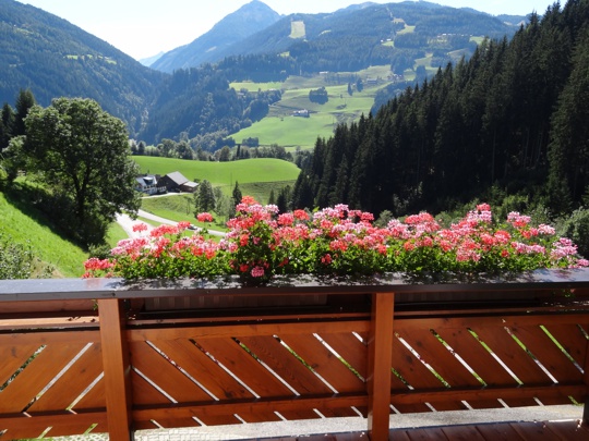 Aussicht vom Balkon