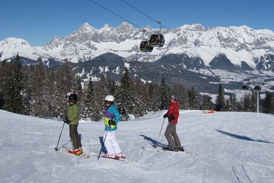 Skifahren auf der Reiteralm